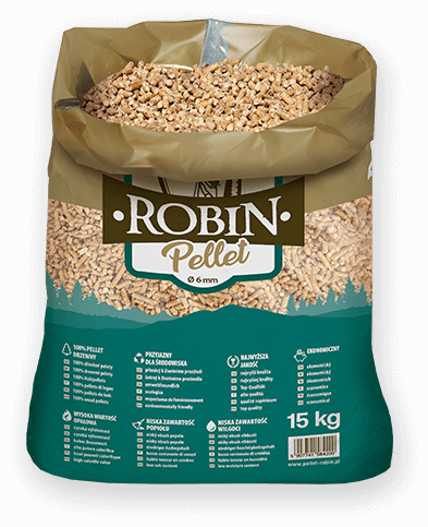 worek pelletu opałowego Robin do kupienia w Skępem lub sklepie internetowym